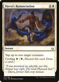 Djeru's Renunciation - Hour of Devastation - Magic: The Gathering card