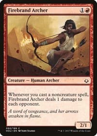 Firebrand Archer - Hour of Devastation - Magic: The Gathering card