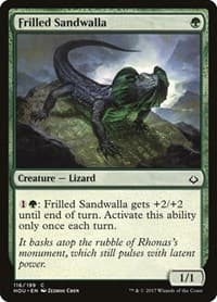 Frilled Sandwalla - Hour of Devastation - Magic: The Gathering card