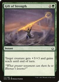 Gift of Strength - Hour of Devastation - Magic: The Gathering card