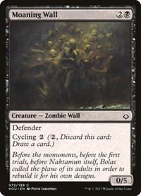 Moaning Wall - Hour of Devastation - Magic: The Gathering card