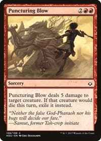 Puncturing Blow - Hour of Devastation - Magic: The Gathering card