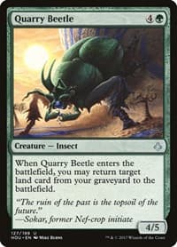 Quarry Beetle - Hour of Devastation - Magic: The Gathering card