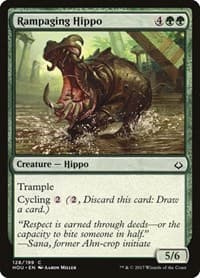 Rampaging Hippo - Hour of Devastation - Magic: The Gathering card