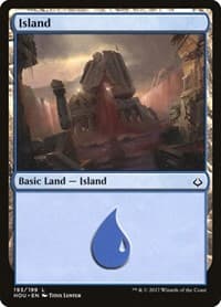 Island (193) - Hour of Devastation - Magic: The Gathering card