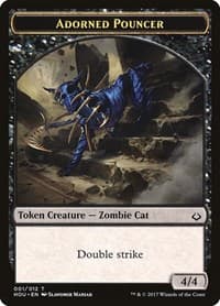 Adorned Pouncer Token - Hour of Devastation - Magic: The Gathering card