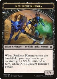 Resilient Khenra Token - Hour of Devastation - Magic: The Gathering card