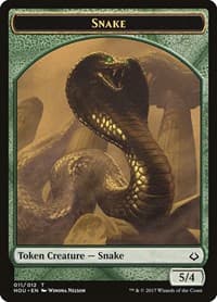 Snake Token - Hour of Devastation - Magic: The Gathering card