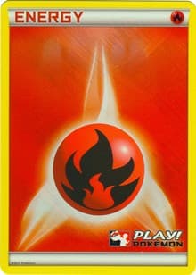 Fire Energy (2011 Play! Pokemon) - League & Championship Cards - Pokemon card
