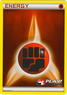 Fighting Energy (2011 Play! Pokemon) - League & Championship Cards - Pokemon card