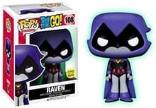 Teen Titans Go!: Raven (Glow in the Dark) (Toys R Us Exclusive) - Pop! Vinyl - Funko card
