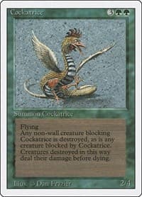 Cockatrice - Revised Edition - Magic: The Gathering card