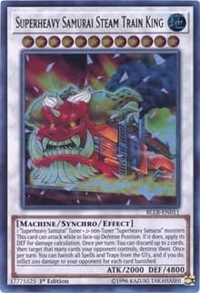 Superheavy Samurai Steam Train King - Battles of Legend: Light's Revenge - YuGiOh card