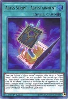 Abyss Script - Abysstainment - Battles of Legend: Light's Revenge - YuGiOh card