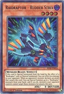 Raidraptor - Rudder Strix - Battles of Legend: Light's Revenge - YuGiOh card