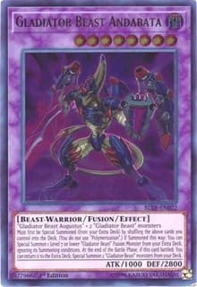 Gladiator Beast Andabata - Battles of Legend: Light's Revenge - YuGiOh card