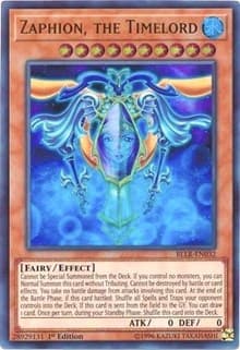 Zaphion, the Timelord - Battles of Legend: Light's Revenge - YuGiOh card