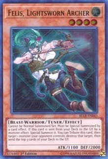 Felis, Lightsworn Archer - Battles of Legend: Light's Revenge - YuGiOh card