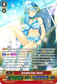Arcadia Star, Coral (SP) - G-CB05: Prismatic Divas - Cardfight Vanguard card