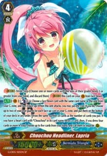 Chouchou Headliner, Lapria (SP) - G-CB05: Prismatic Divas - Cardfight Vanguard card