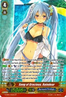 Song of Gracious, Raindear (SP) - G-CB05: Prismatic Divas - Cardfight Vanguard card