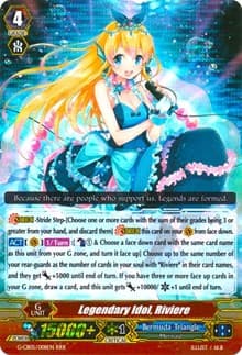 Legendary Idol, Riviere - G-CB05: Prismatic Divas - Cardfight Vanguard card