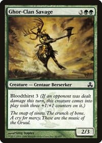 Ghor-Clan Savage - Guildpact - Magic: The Gathering card