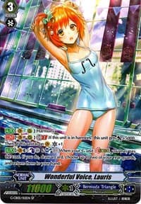 Wonderful Voice, Lauris (SP) - G-CB05: Prismatic Divas - Cardfight Vanguard card