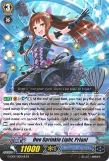 Duo Sprinkle Light, Priani (Black) - G-CB05: Prismatic Divas - Cardfight Vanguard card