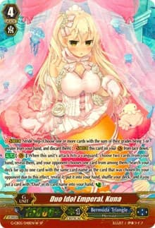 Duo Idol Emperal, Kuna (White - SP) - G-CB05: Prismatic Divas - Cardfight Vanguard card