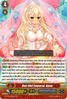 Duo Idol Emperal, Kuna (White) - G-CB05: Prismatic Divas - Cardfight Vanguard card