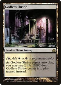 Godless Shrine - Guildpact - Magic: The Gathering card