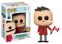 South Park: Terrance with Canadian Flag (Limited Edition Chase) - Pop! Vinyl - Funko card