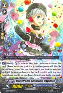 Duo Stream Showtime, Paytonia (Black) - G-CB05: Prismatic Divas - Cardfight Vanguard card