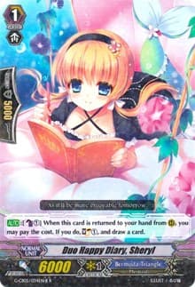 Duo Happy Diary, Sheryl (Black) - G-CB05: Prismatic Divas - Cardfight Vanguard card