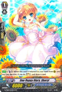 Duo Happy Diary, Sheryl (White) - G-CB05: Prismatic Divas - Cardfight Vanguard card