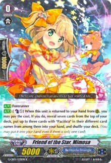 Friend of the Star, Mimosa - G-CB05: Prismatic Divas - Cardfight Vanguard card