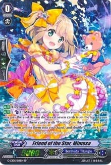 Friend of the Star, Mimosa (SP) - G-CB05: Prismatic Divas - Cardfight Vanguard card