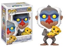 The Lion King: Rafiki with Simba - Pop! Vinyl - Funko card