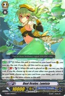 Dual Oculus, Lumisia - G-CB05: Prismatic Divas - Cardfight Vanguard card