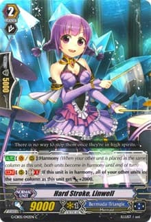 Hard Stroke, Linwell - G-CB05: Prismatic Divas - Cardfight Vanguard card