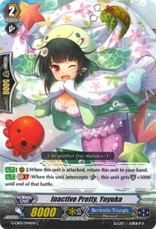 Inactive Pretty, Yuyuka - G-CB05: Prismatic Divas - Cardfight Vanguard card
