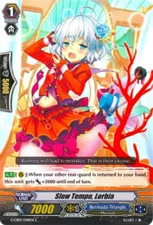 Slow Tempo, Lorbia - G-CB05: Prismatic Divas - Cardfight Vanguard card