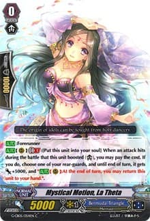 Mystical Motion, La Theta - G-CB05: Prismatic Divas - Cardfight Vanguard card