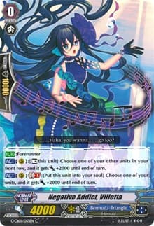 Negative Addict, Villetta - G-CB05: Prismatic Divas - Cardfight Vanguard card
