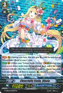 Cheerfully Etoile, Olyvia - G-CB05: Prismatic Divas - Cardfight Vanguard card