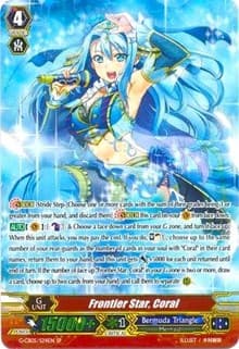 Frontier Star, Coral (SP) - G-CB05: Prismatic Divas - Cardfight Vanguard card