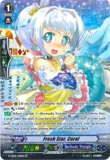 Fresh Star, Coral (SP) - G-CB05: Prismatic Divas - Cardfight Vanguard card