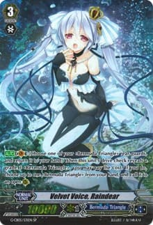 Velvet Voice, Raindear (SP) - G-CB05: Prismatic Divas - Cardfight Vanguard card