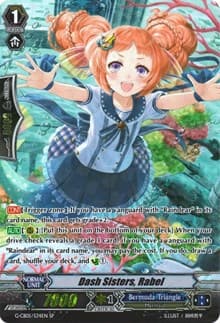 Dash Sisters, Rabel (SP) - G-CB05: Prismatic Divas - Cardfight Vanguard card